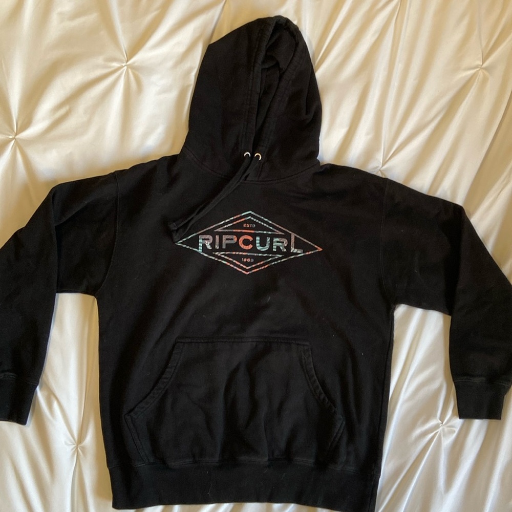 Black Rip curl hoodie size L